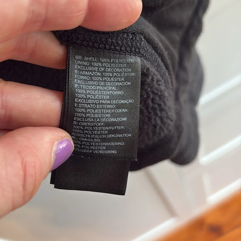 North face sweater zip up jacket